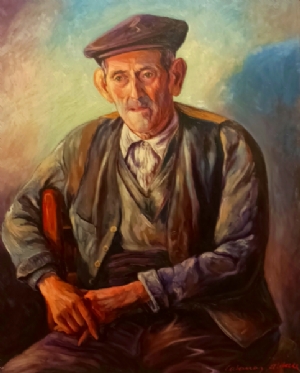 Retrat de Jaume Borrat i Puig - Oli s/tela - 82x65 cm - 3.000,00 €
