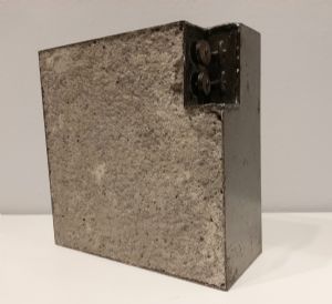 Sèrie columna 4 -Mòdul I - Ferro i ciment - 20x20x8 cm - 200,00 €