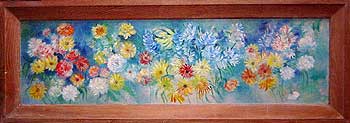 Flors - Oli s/tela - 40x140 cm - 2.800,00 €